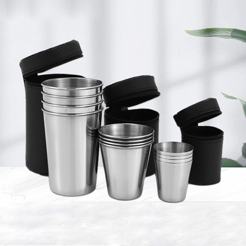 Set di 4 Bicchieri da Viaggio  - Whisky Beer And Wine recensione e prezzo
